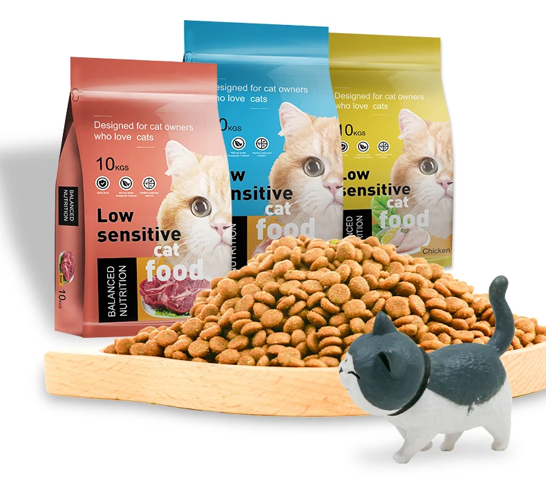 Pet Cat Food Factory Supply Variety Of Prices Nutrition Balanced High Protein Pet Dry Staple Cat