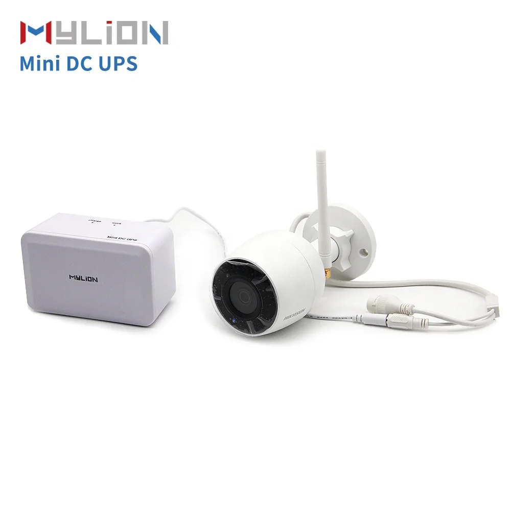 Mylion 12V DC Mini UPS with 3A DC Output 12V Battery Backup Unit Uninterruptible Power Supply for WiFi Router Modem Smart Home