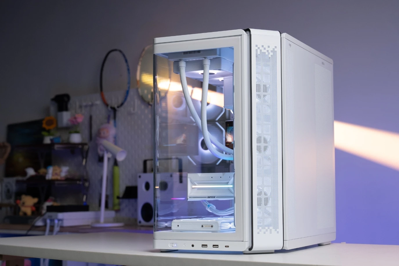 Aigo Stellarspark ATX Desktop Case - Curved Glass & BTF GPU Support