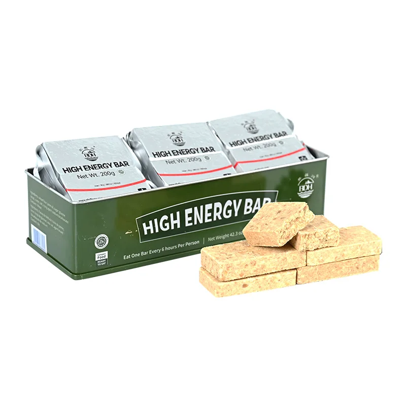 High Energy Hard-Textured Bug out Bag Biscuits Sweet and Salty Chocolate Flavor