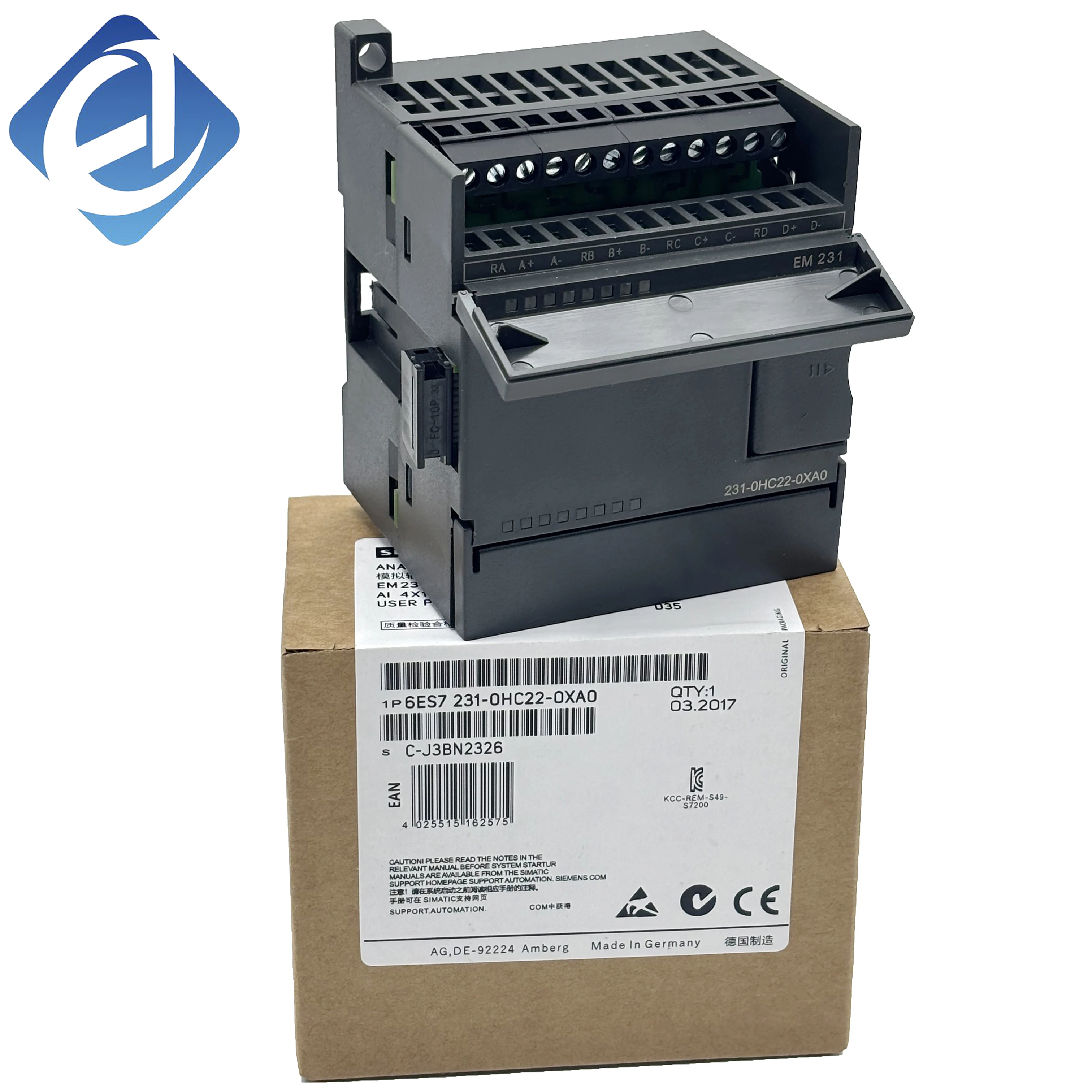 Brand New and Original 6ES7 151-3BA23-0AB0 6ES7151-3BA23-0AB0 ET200S Profibus DP interface module, stable remote field bus communication. Easy expansion, reliable signal transmission