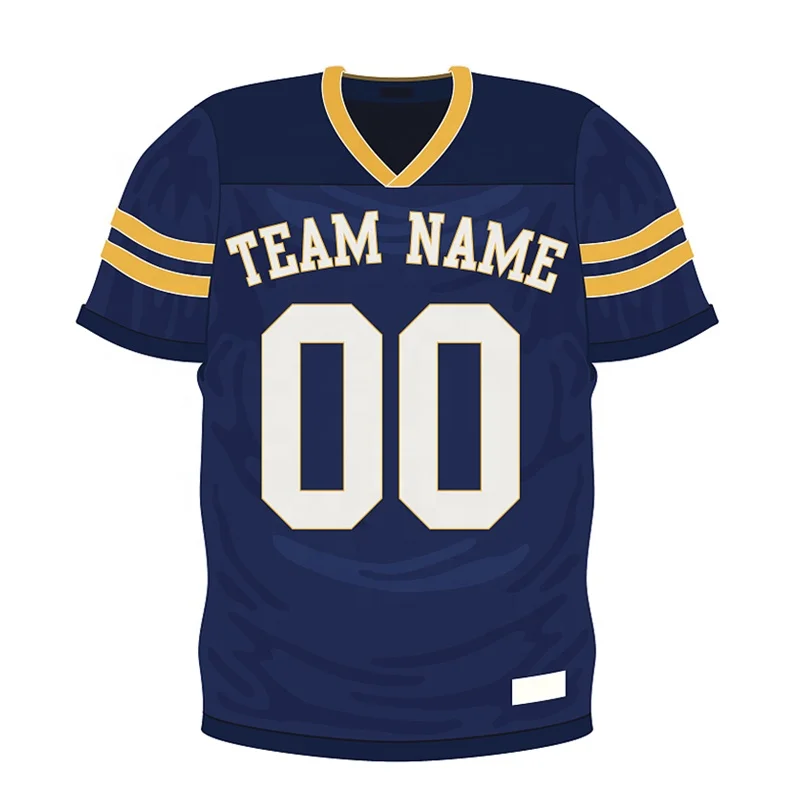 Design Your Own Logo Team Name Sublimated Print Made American Football Jersey Mesh Uniform Shirts