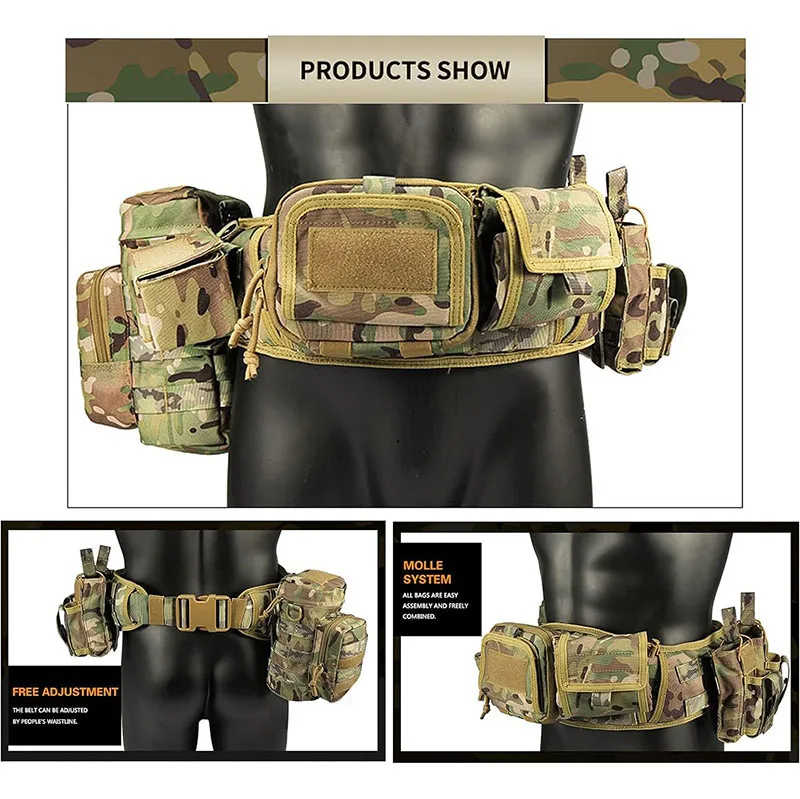 High Quality Mountaineering Outdoor Wear-resistant Sport Enthusiasts Tactical Belt Outdoor Security Duty Equipment Duty Belt