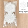 Transparent snowflake (24 pieces)
