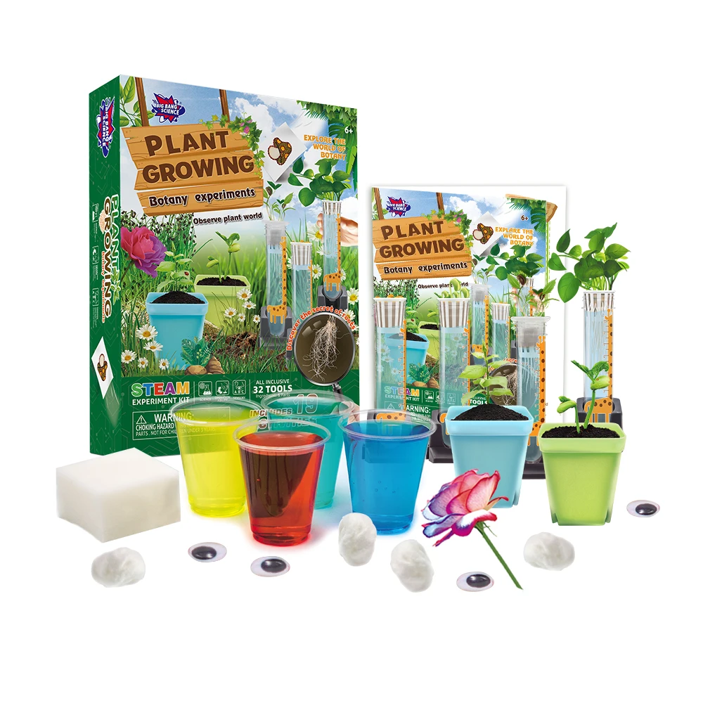 Children STEM Plant Growing Botany Experiments Plant Earth Kit DIY Toys  Education Science Toys for Children to Learn Farming