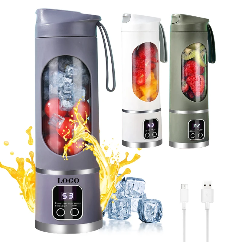 Wholesale Mini Portable Juice Blender Travel  Cordless Ice Crusher Machine Usb Electric Rechargeable Portable Blender