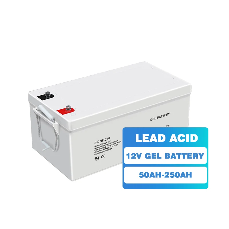 3 Years Warranty 1000+ Cycles Solar Gel Battery Lead Acid Batteries 12V 100ah 150AH 200AH 250AH Energy Storage Battery