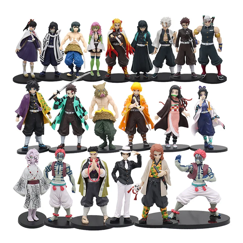 『 人気 Anime Figure 10種10体 セット 』まとめ売り ＆％＄ Demon Slayer Toys - Anime Figure Kamado Tanjirou & More