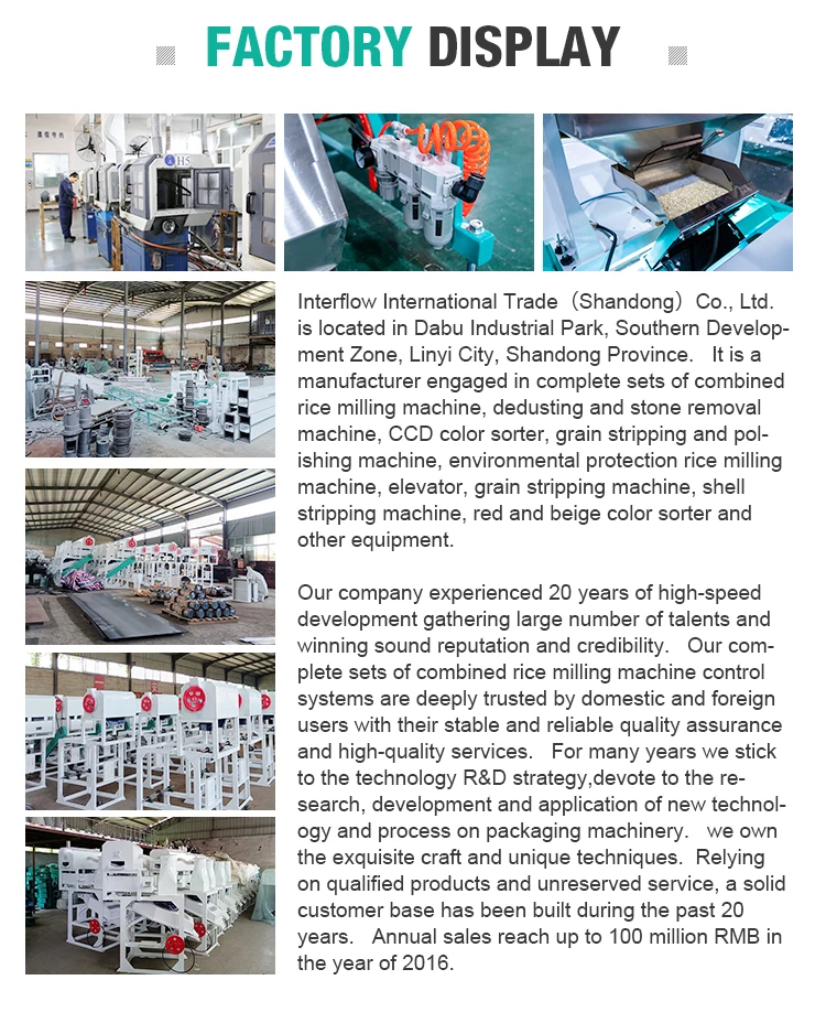 Plant/ Rice Milling Machine in China/Full Automatic Complete Sets Rice Mill Equipment