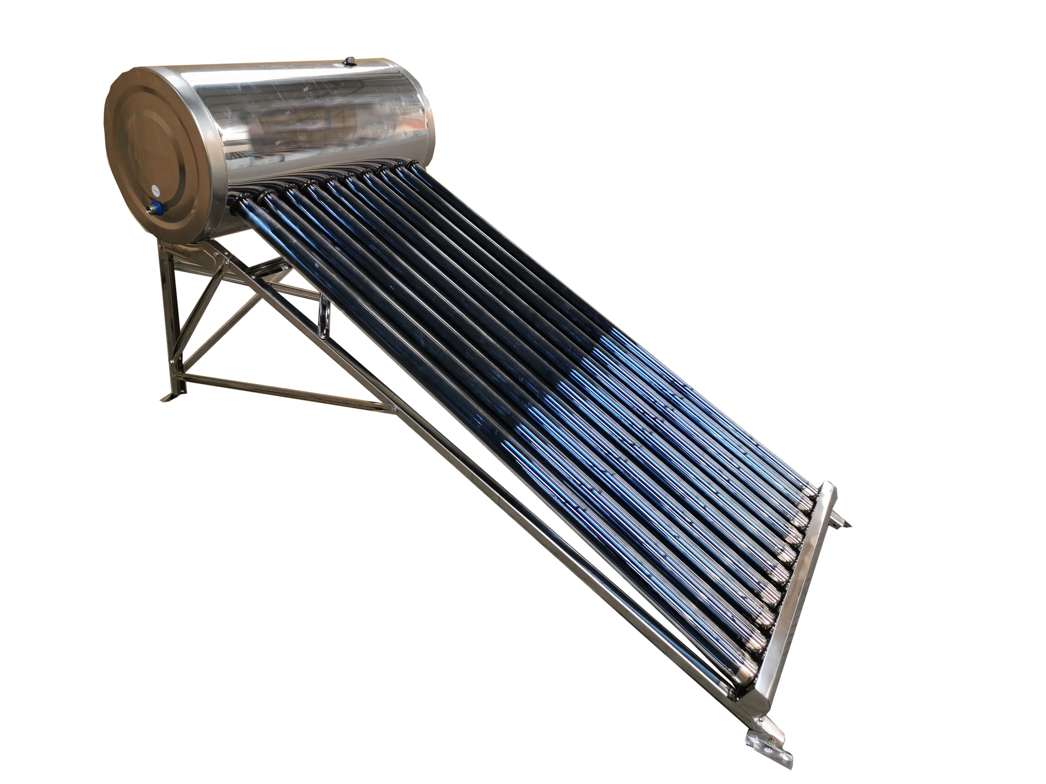 JIADELE Small Frame Solar Geyser Water Heater Calentador De Agua Para Piscina 200L Non-pressure Vacuum Tube Solar Water Heater
