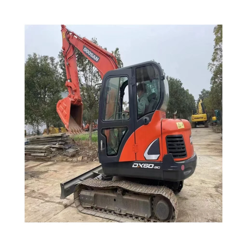 Used Doosan Dx60-9c Automatic Excavator Second-hand Small Crawler ...