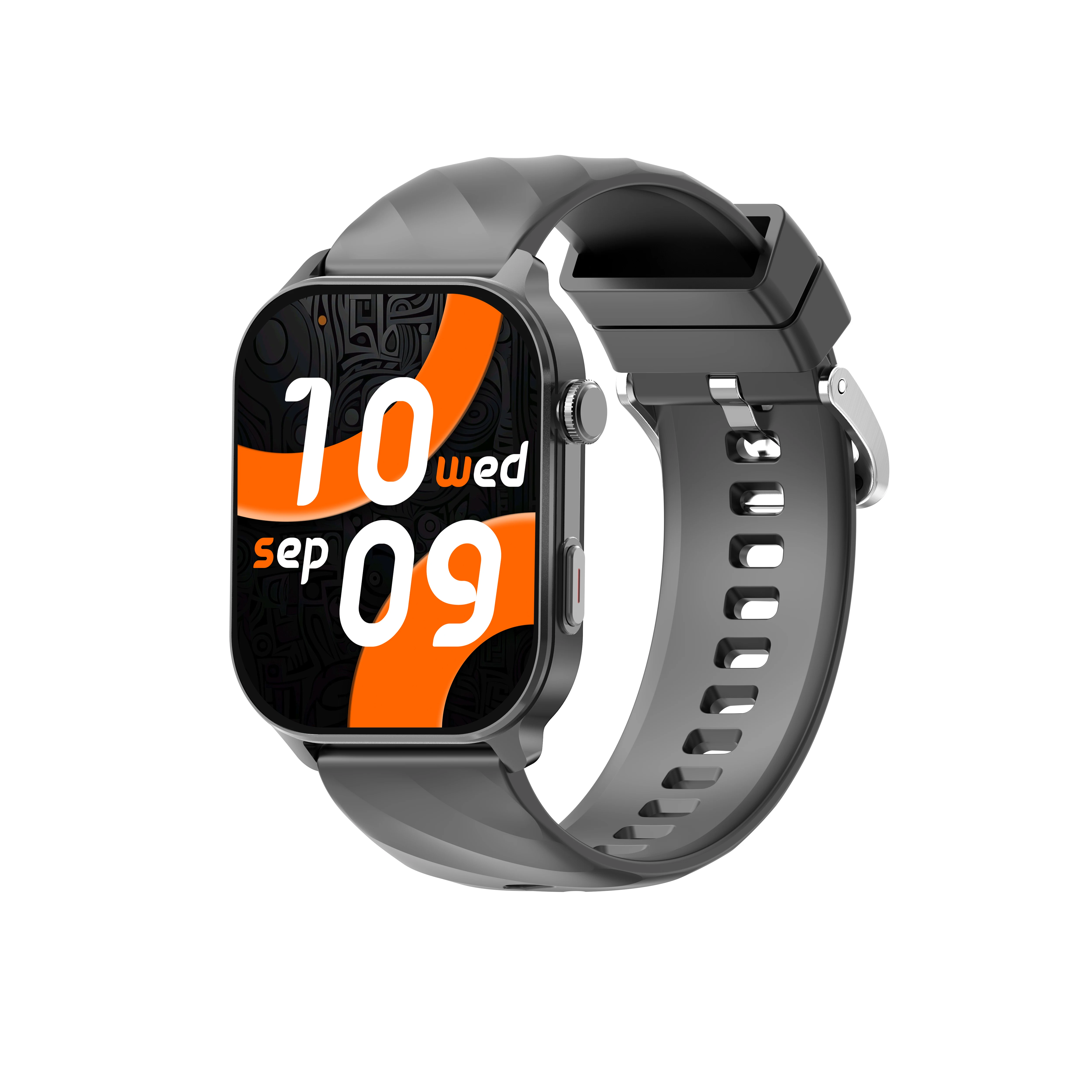 Relógio Inteligente SENBONO LC211 com Tela TFT de 2.01", Monitor de Saúde, GPS, Bússola para 100+ Modos de Esporte, Silicone