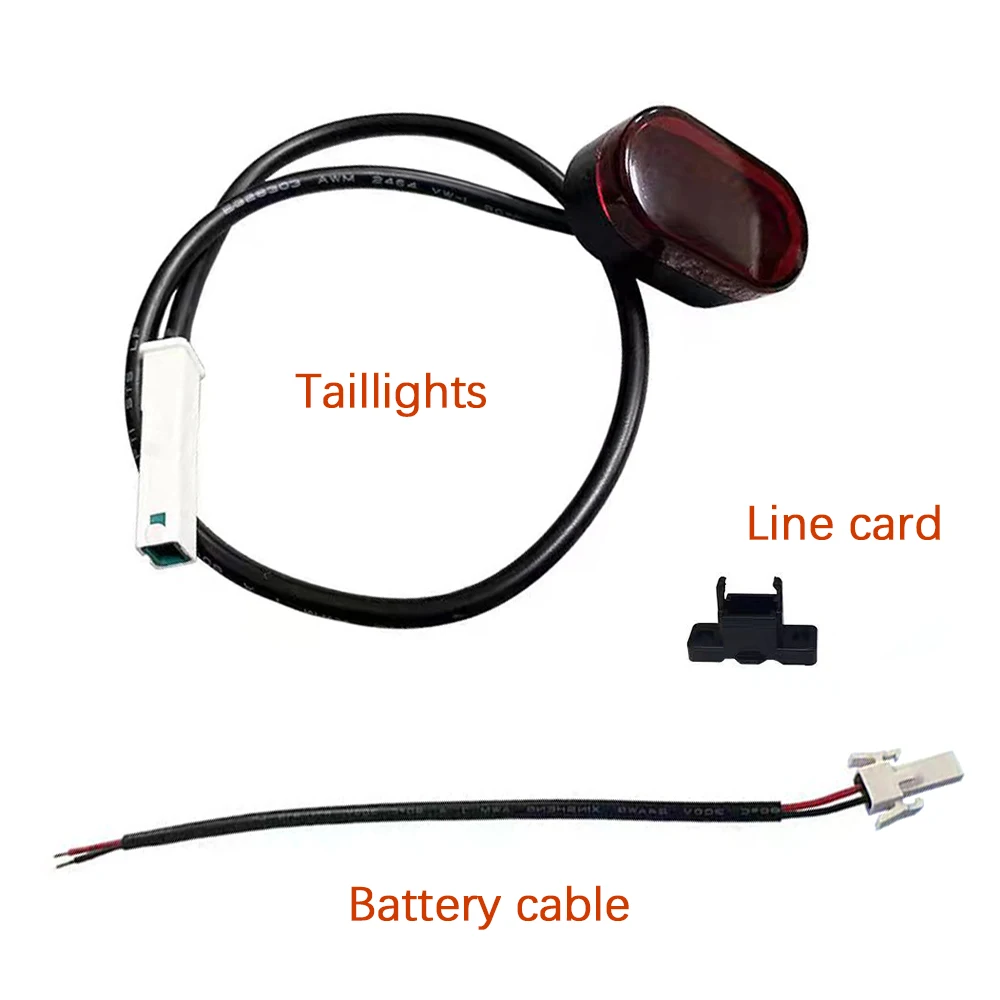 Hot Selling Xiaomi M365 Mijia Electric Scooter Accessories Warning Light Rear Tail Lamp with Buckle and Extension Cable