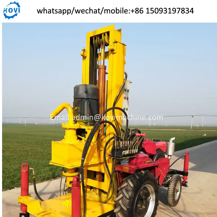 Portable Borehole Water Well Drilling Machine for Small Hydraulic Water Well Drilling Rig Machine Price