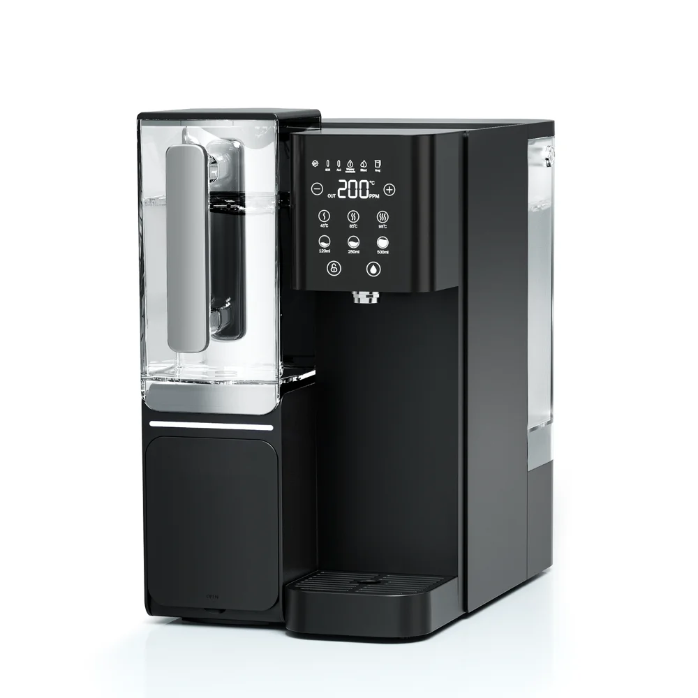 Countertop TDS Monitoring Filter Life Display Reverse Osmosis System Water Filter Dispenser With Large Tank