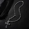 Collana con croce in argento -2