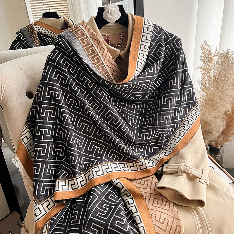 Luxury Scarf Designer Winter Scarf LUXURY DESIGNER WINTER SCARF