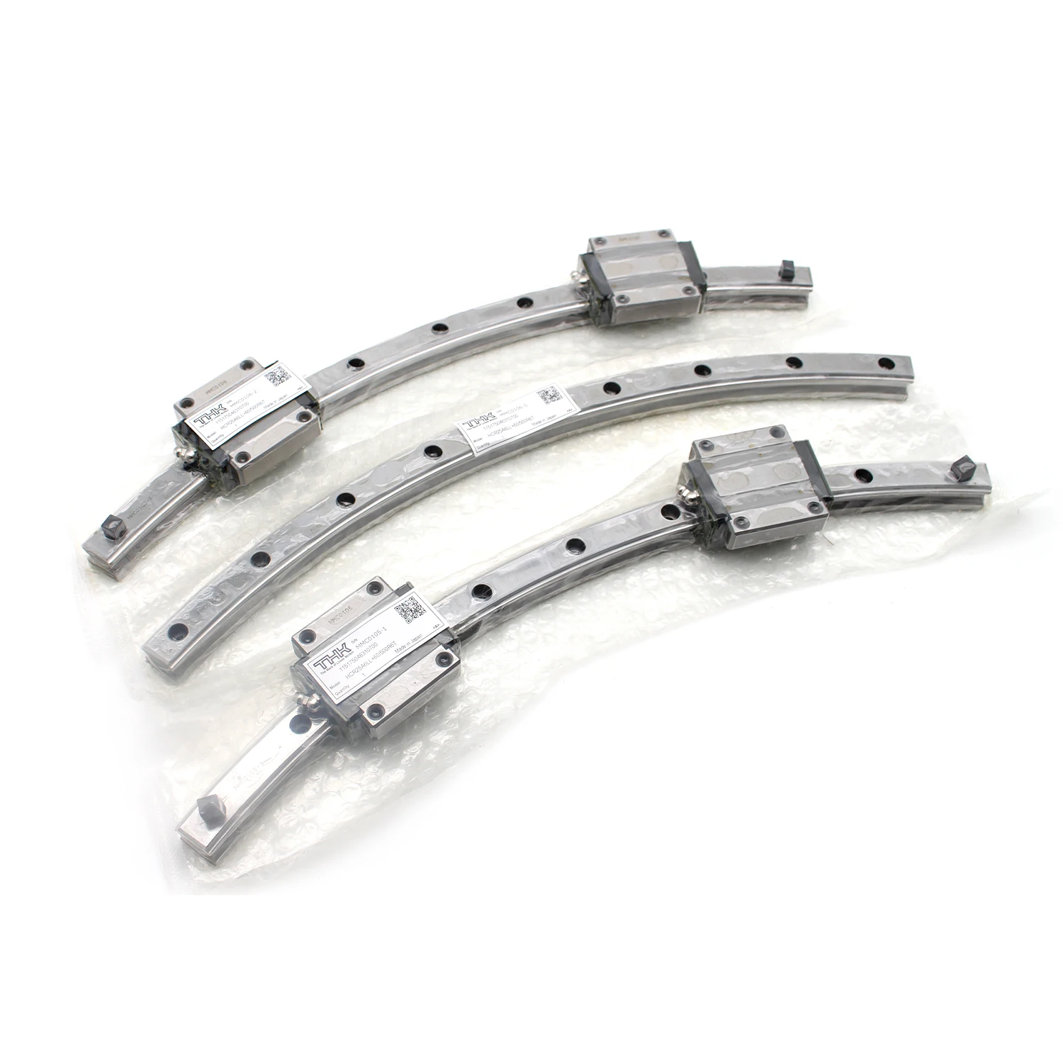 THK Curved Linear Guide Rail Circular Rail HCR15A HCR12A HCR25A HCR35A HCR45A HGM15A HGM25A 60° 180° 360° Curve Rail Block