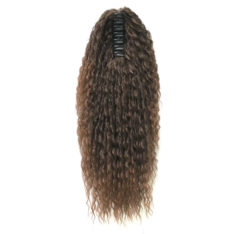 Новинка высококачественные синтетические курчавые черные женские кудрявые накладные волосы зажим для конского