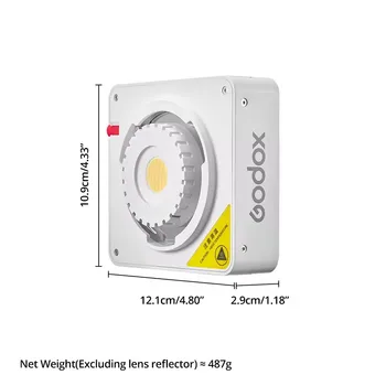 New Godox ML100Bi Bi-Color LED Light 120W Onboard & App Control Portable Photography Lamp for Video Recording Live Streaming detail image
