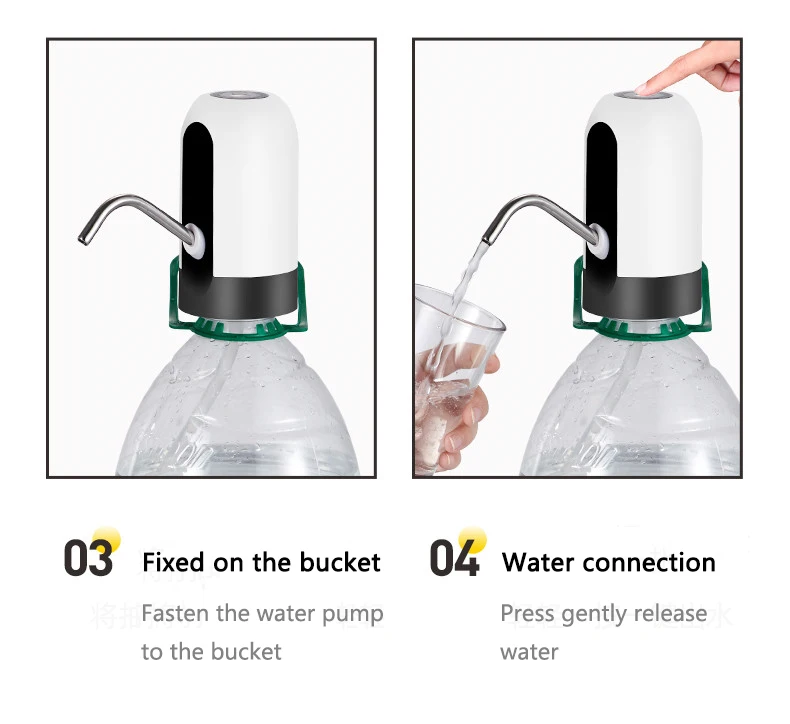 Factory Supply Electric Water Bottle Pump 5 Gallon Bucket Portable