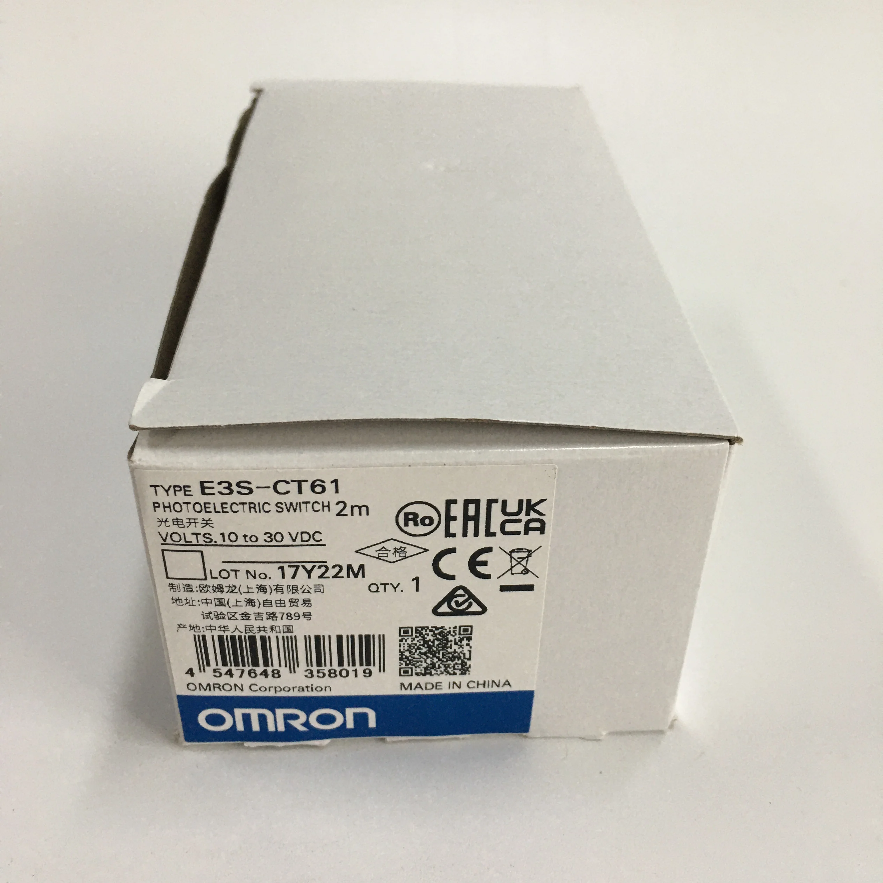 OMRON Photoelectric Switch E3S-CT61 2m