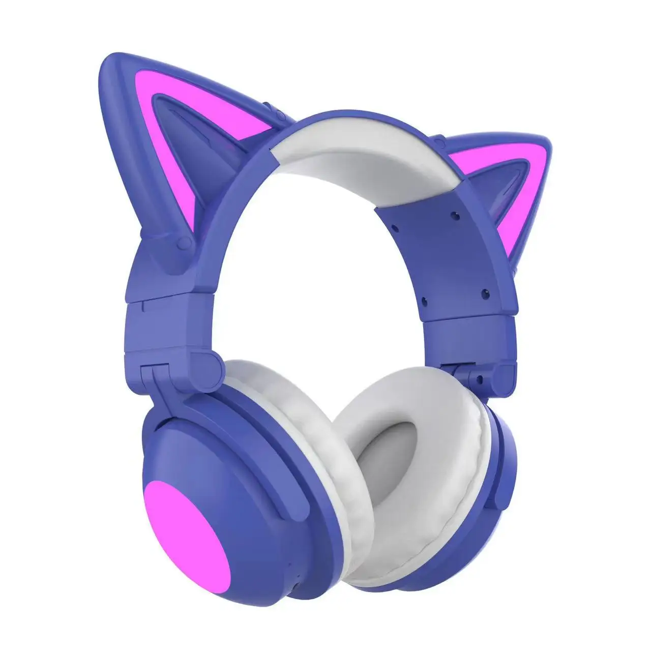 Headphones Amazon YOWU RGB Cat Ear Headphone 3G Wireless