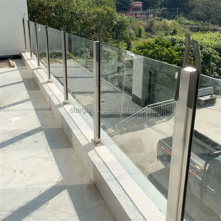 product wholesale 8mm 10mm 12mm tempered glass buildings outdoor staircase bathroom high strength clear float toughened safety glass-6