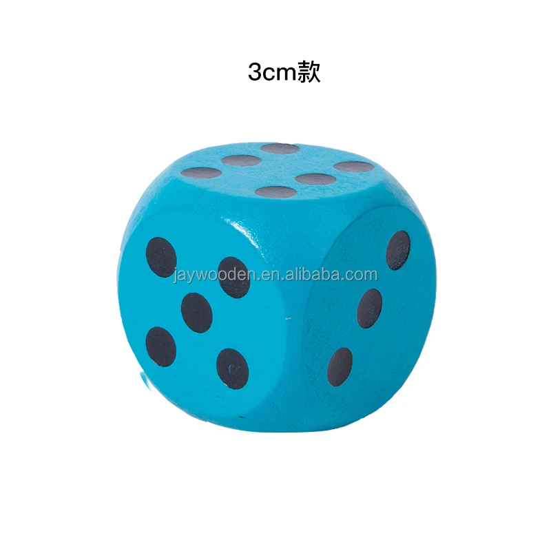 Garden Outdoor Play Game Large Size 9cm 7 Cm Customized Logo Dice