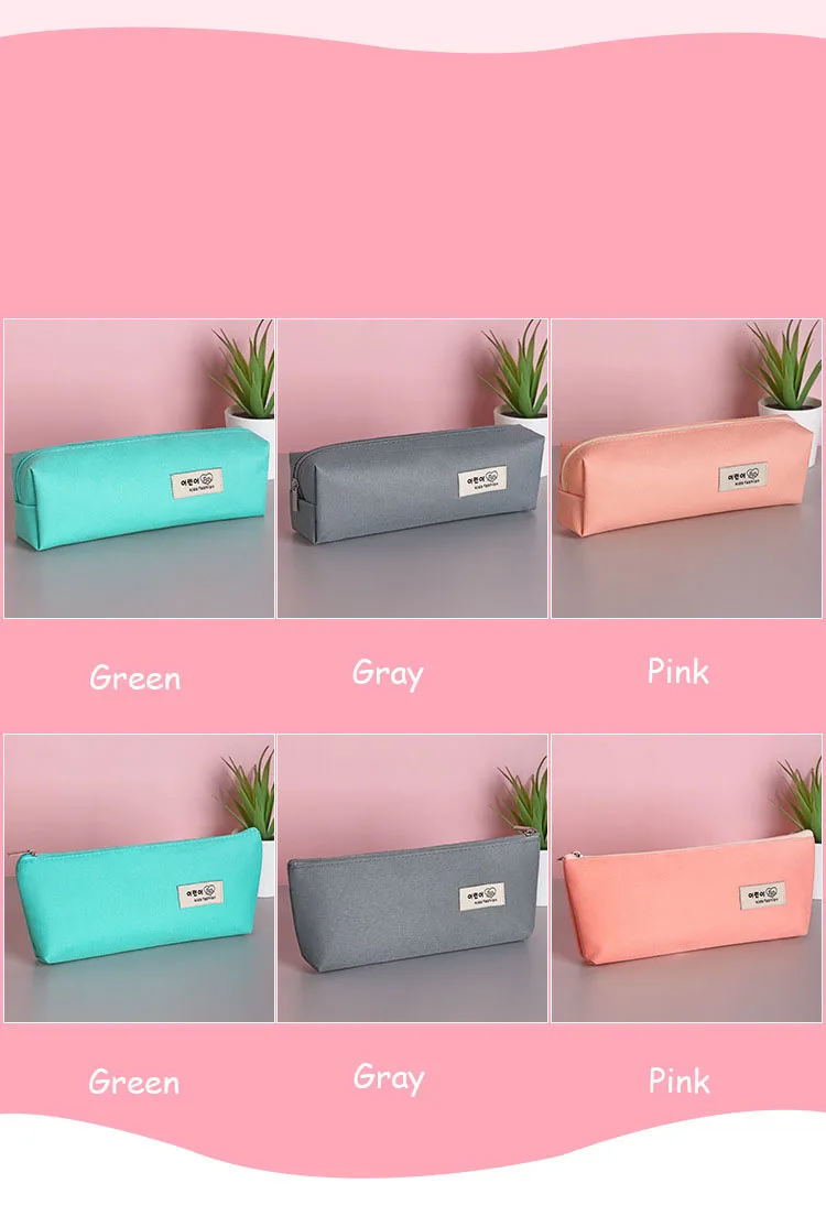 Wholesale Simple Largecapacity Pencil Bag Box Light Stationery Pencil