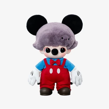 Authentic Popmart Original DIMOO WORLD DISSNNEYY Series Mickkey Vinyl Bag Plush Toy Action Anime Figures Collectible Backpack