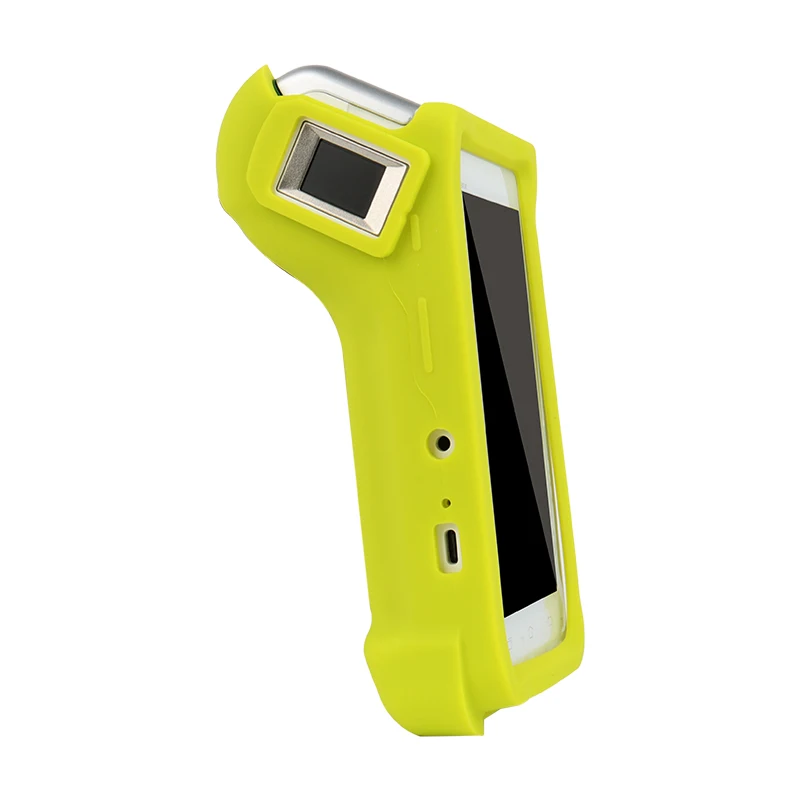 Color Yellow A910 Production customized for POS terminal with fingerprint Non-slip anti-drop dustproof silicone protective cover