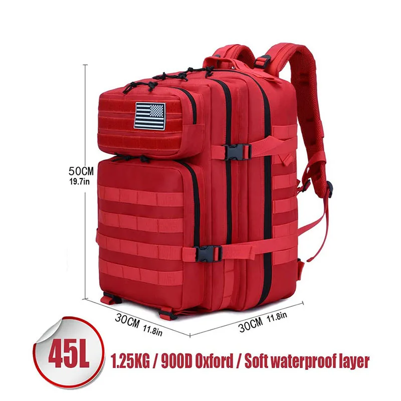 China Factory Customized Tactical Assault Backpacks Good Quality Training Assault Backpacks Large Tactical Rucksack