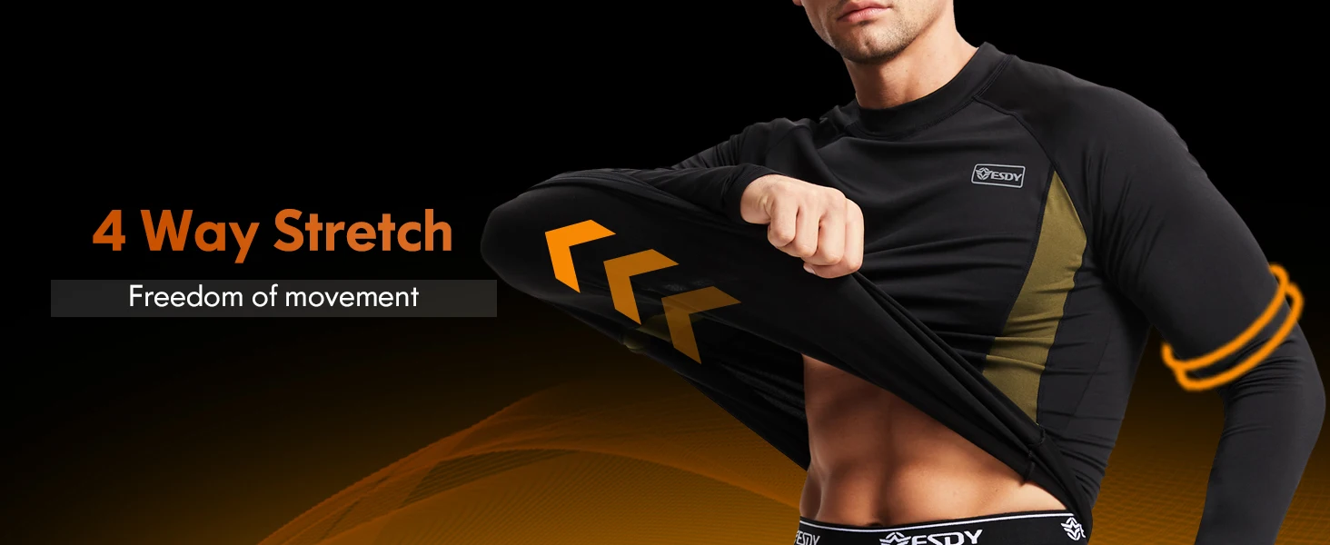 Thermal Underwear For Men Long Johns Fleece Lined Hunting Gear Bottom