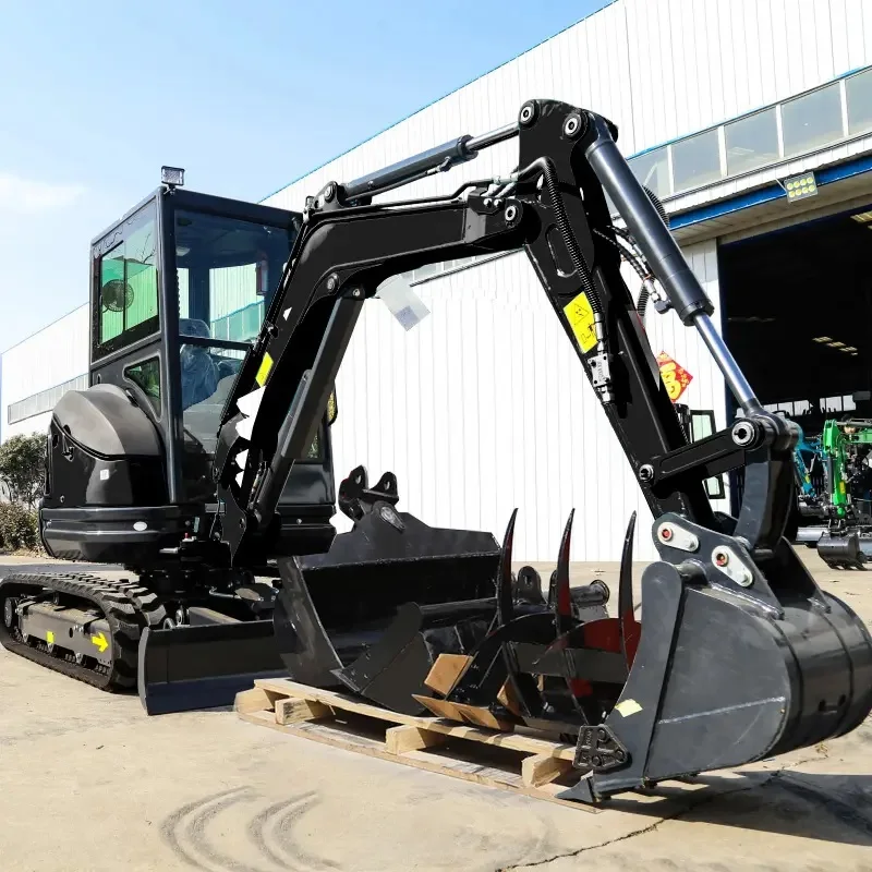 New 2.0 Ton Operating Weight Mini Digger Excav Mini Crawler Excavator Earth-moving Machinery Mini Excavator for Sale With Cab