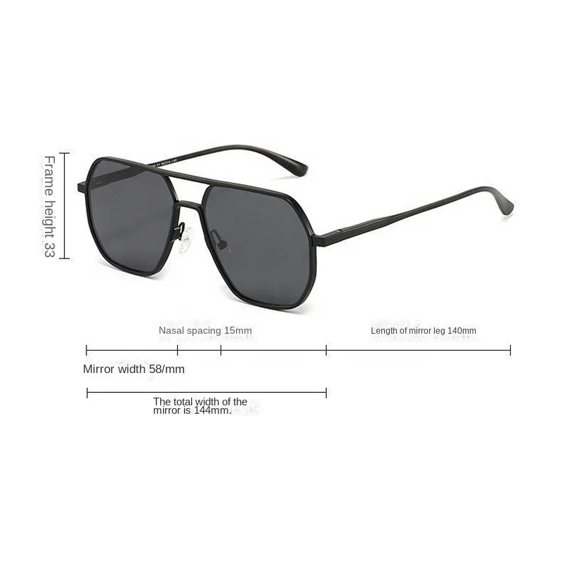 Luxury Metal Photochromic Glasses Men Women Polarized Night and Day Color Changing Glasses Anti-glare Driving Shades UV400