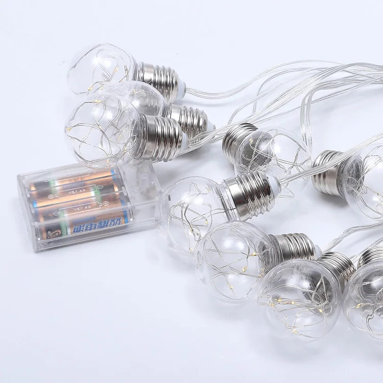 220V открытый фестиваль украшения светодиодный ремень свет G45 медная проволока