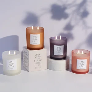 Special Design Double-wicks Scented Candles Luxury Scented Candles and Diffuser Sets