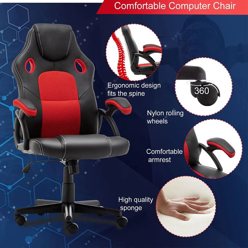 luxury gamer computer chair massage pu Alibaba