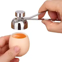 Stainless Steel Egg Topper Opener Egg Shell Cutter Kitchen Remover Tool for Raw/Soft Hard Boiled Egg