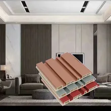 Wpc Wood Interior Decoration Fluted Wall Panels Decorative Wood Wpc Wall Panel