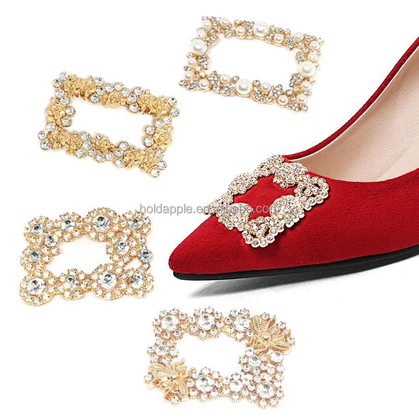 Fashion Accessories Women Rhinestone Shoe Fashion Decorative Shoes