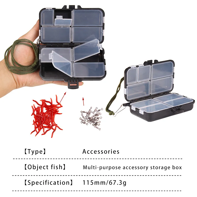 Luya Box Removable Bait Storage Box Plastic Outdoor Fishing Gear Parts Accessories Packaging Box