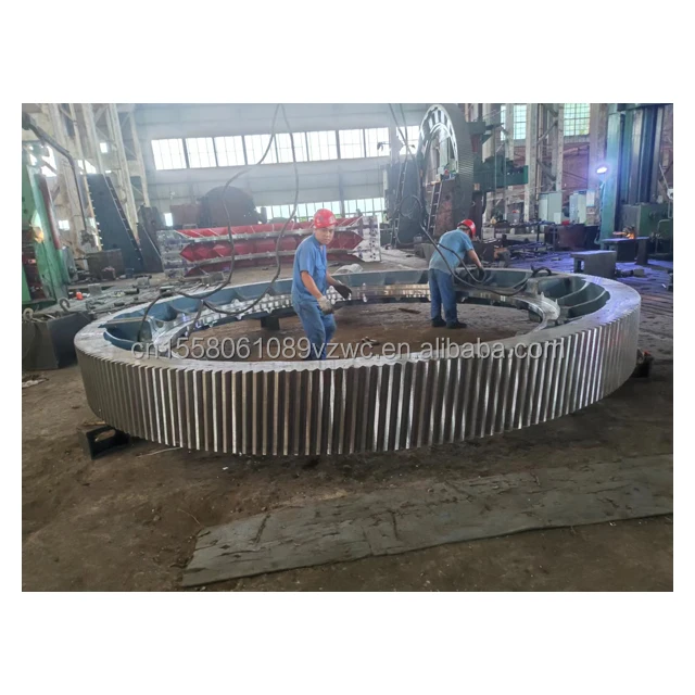 CNC machining casting steel girth gear rotary kiln spur gear Gear Rim