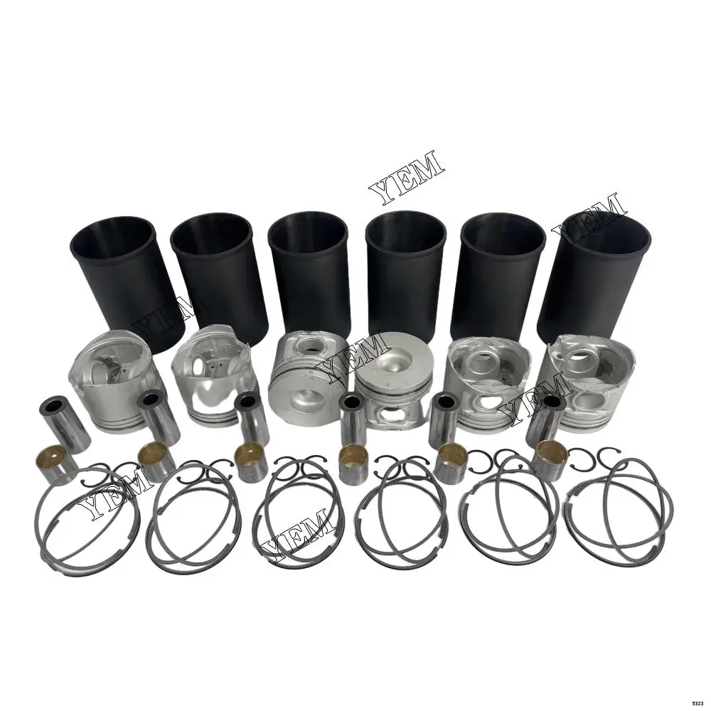 Factory Price Genuine 6M61 Engine Rebuilding Kit With Cylinder Liner Piston Ring for Mitsubishi