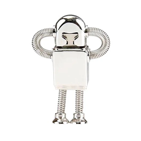 High Quality Metal Robot Shape USB Memory Flash Drive 2.0/3.0  8GB 16GB