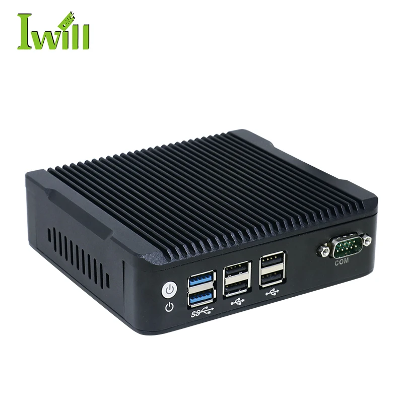 Fanless J1900 Quad Core Industrial Mini PC for 24/7 Use