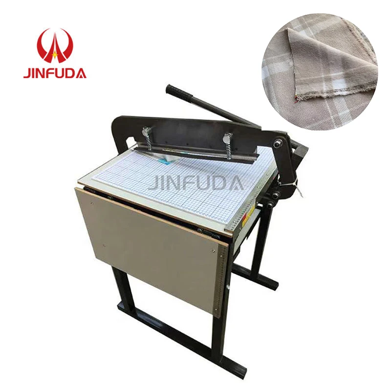 Manual Textile Sample Cutting Machine Zigzag Cutter Fabric Cutter