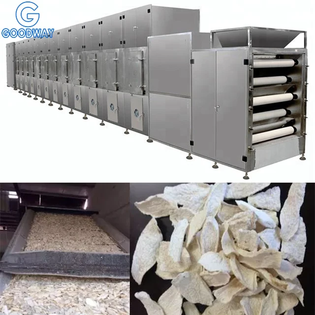 Dried Cassava Chips Making Machine Cassava Chips Drying Machine Production Line