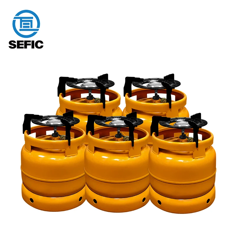 6Kg Home Used Lpg Gas Cylinder for South Africa